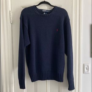 Men’s Ralph Lauren Navy 100% cotton pullover sz XL